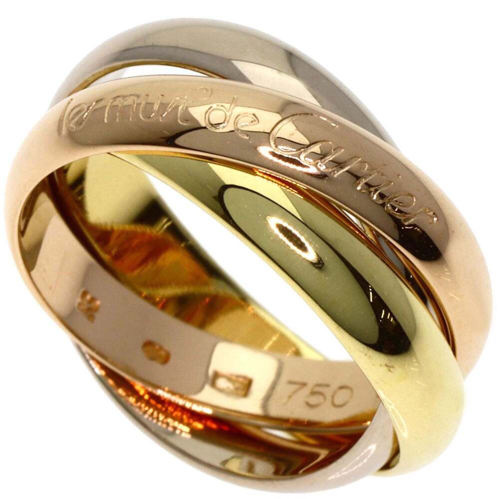 CARTIER 18k Gold Trinity Ring #48